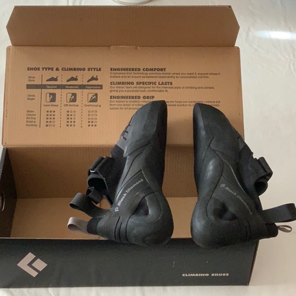 Black Diamond Performance Climbing Shoes - Black